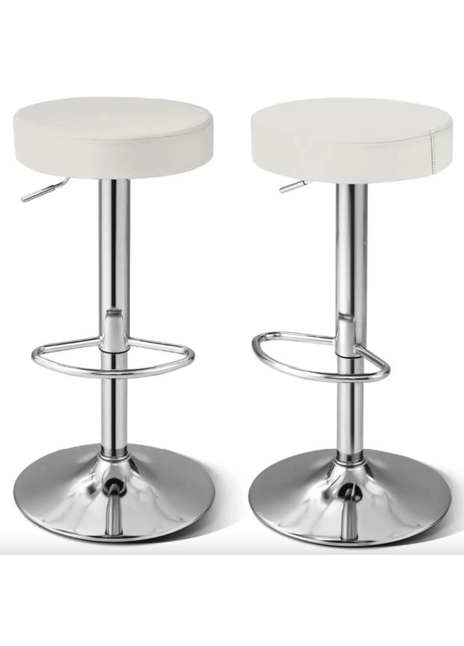 Комплект барних стільців Loreto з круглим сидінням Costway (361951829)