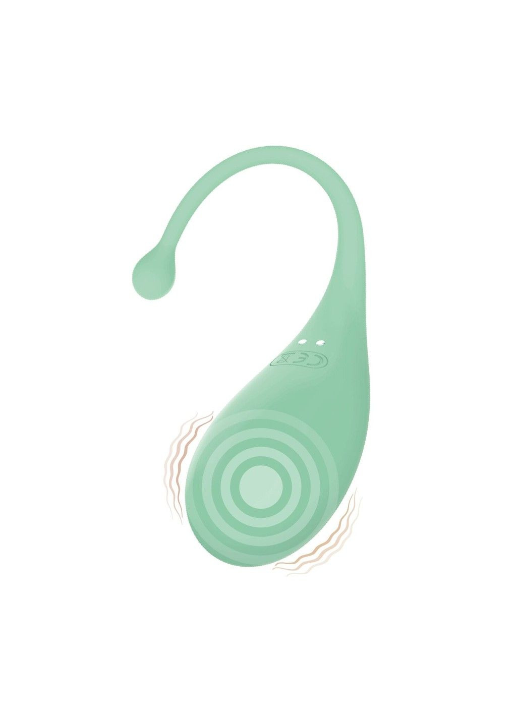 Смарт-віброяйце Palpitation Mint з глибокою вібрацією Adrien Lastic (316163634)