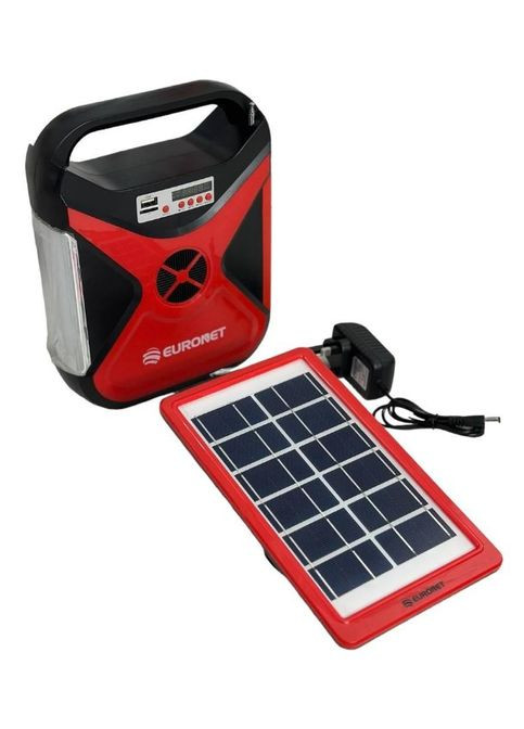 Переносная солнечная станция Euronet Euro-102 для освещения и зарядки 8000 мА/ч с фонарем и лампой (1990185518) No Brand (328261648)