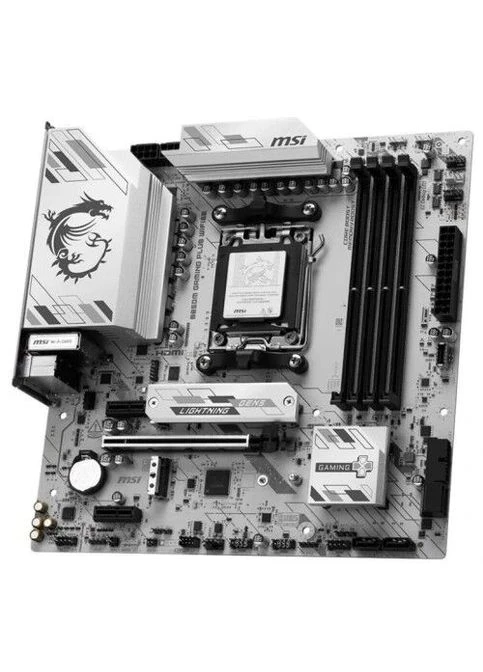 Материнская плата AM5 B850M GAMING PLUS WIFI6E, B850, 4xDDR5, Int.Video (CPU), 4xSATA3, 2xM.2, 1xPCI-E 4.0 x16, 2xPCI-E 3.0 x1, MSI (395968920)