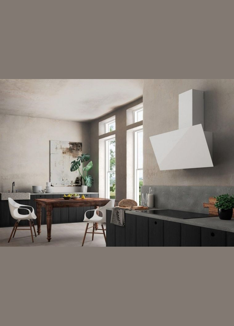 Витяжка похила, 80см, 1169м3г, Tweet Ev8 Led Wh A80, Faber (314779022)