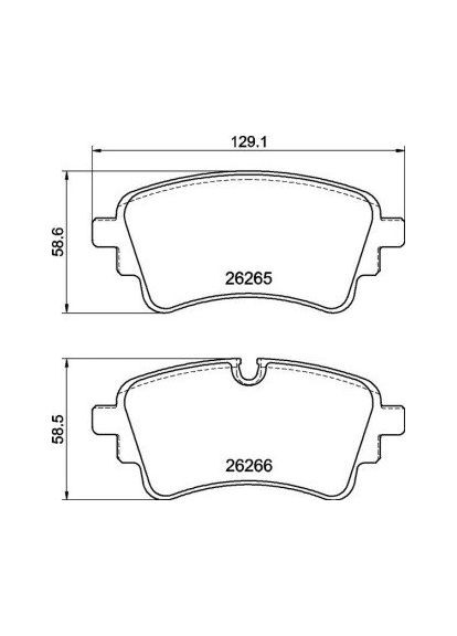 Колодка Brembo (365726630)
