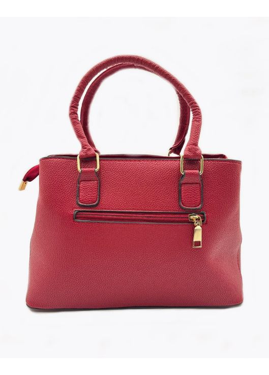 Жіноча сумка на плече з ручками, жіноча сумочка класична повсякденна з брелоком Червона OEM (358202837)