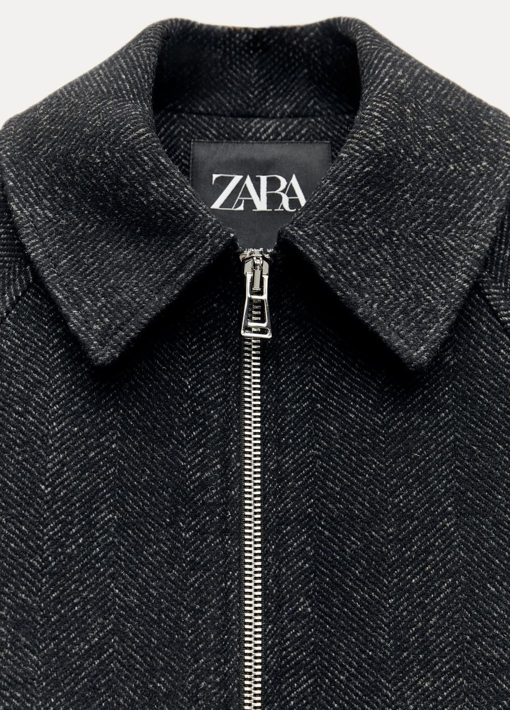 Серая демисезонная куртка Zara
