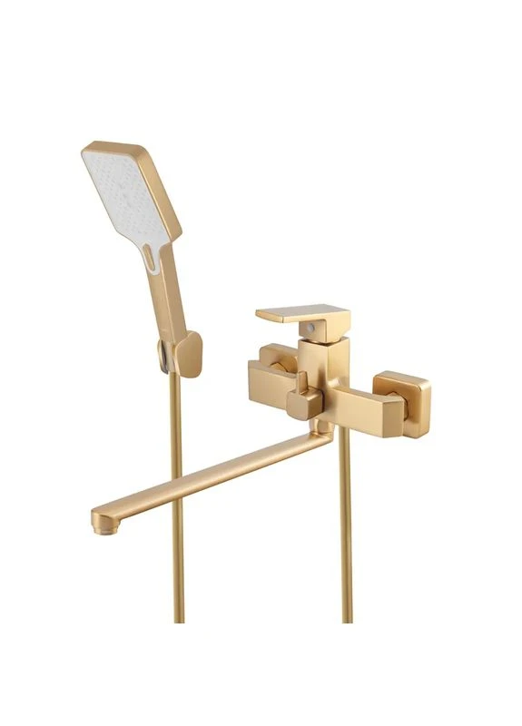 Смеситель для ванны GAUDI 006 EURO в цвете Brushed Gold (HB9598) Haiba (400909404)