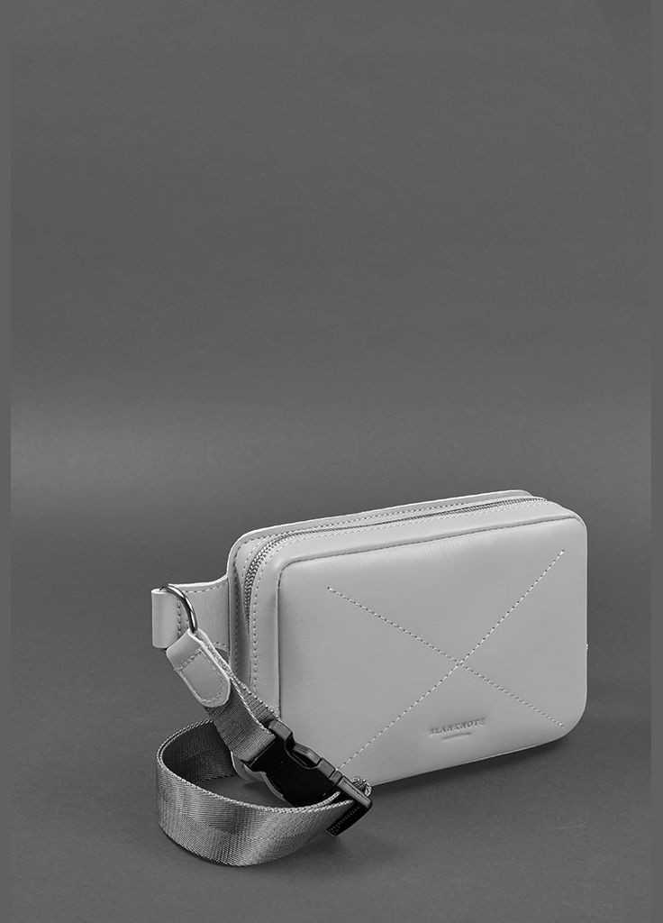Шкіряна жіноча Dropbag Mini сіра (A-026406) BlankNote поясна сумка (327874370)