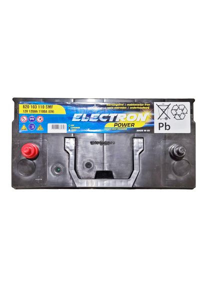 Акумулятор автомобільний TRUCK HD SMF 120Ah клеми по центру (1100EN) (620 103 110 SMF) Electron TRUCK HD SMF 120Ah клеми по центру (1100EN) (369880354)