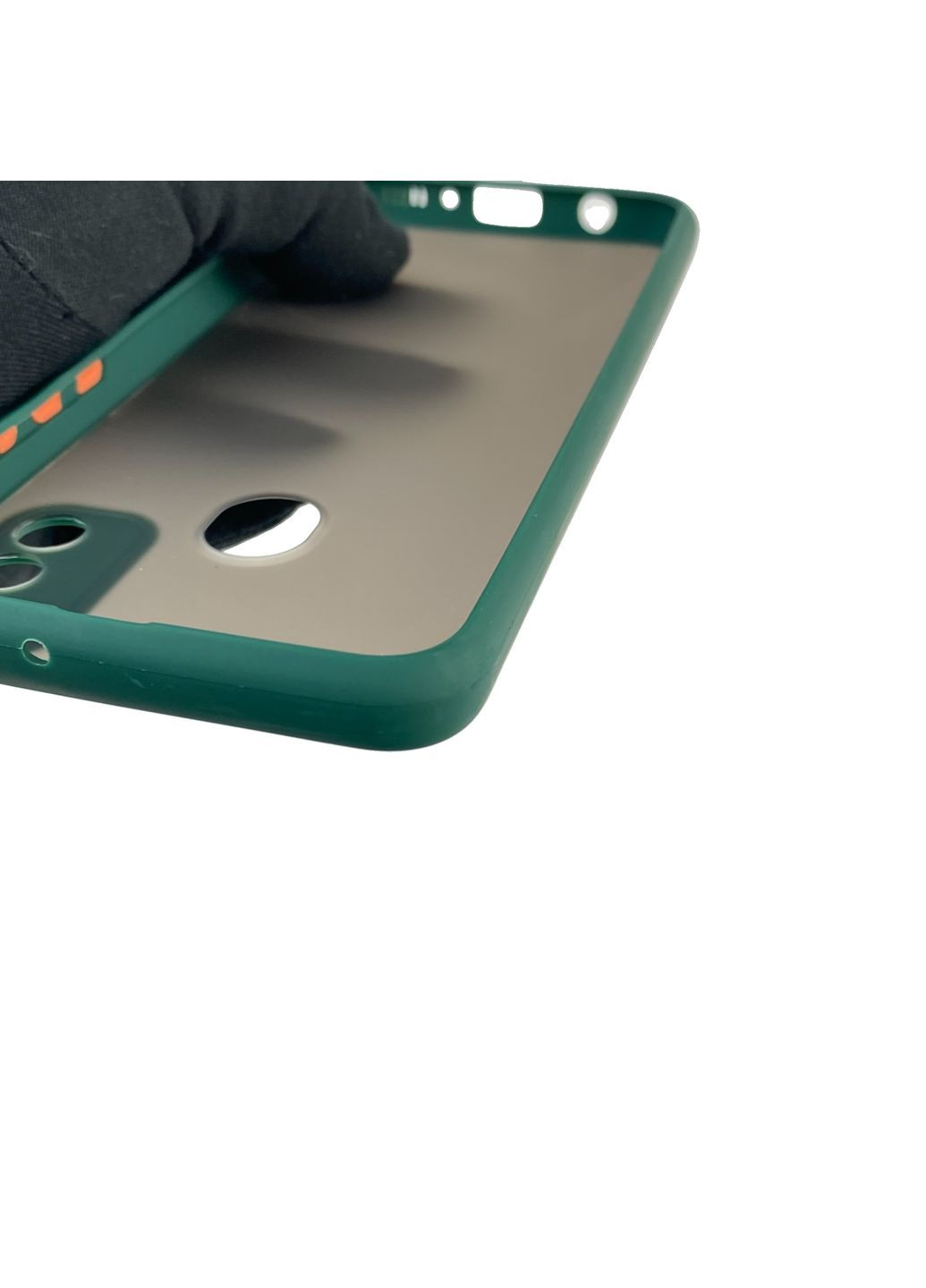 Чехол для телефона Galaxy M30s (SM-M307F) с высокими бортами защитой камеры самсунг м30с темно-зеленый Samsung (366387211)