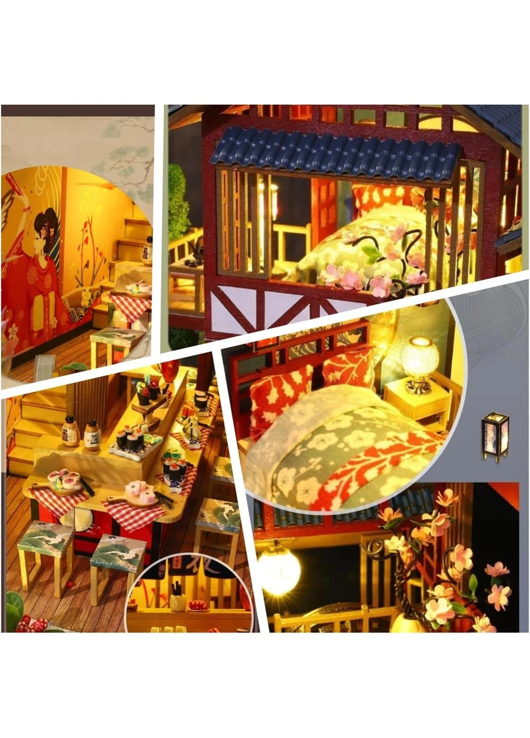 Румбокс Японський будинок із садом DIY Japanese Garden House Інтер'єрний конструктор P015 No Brand (362452768)