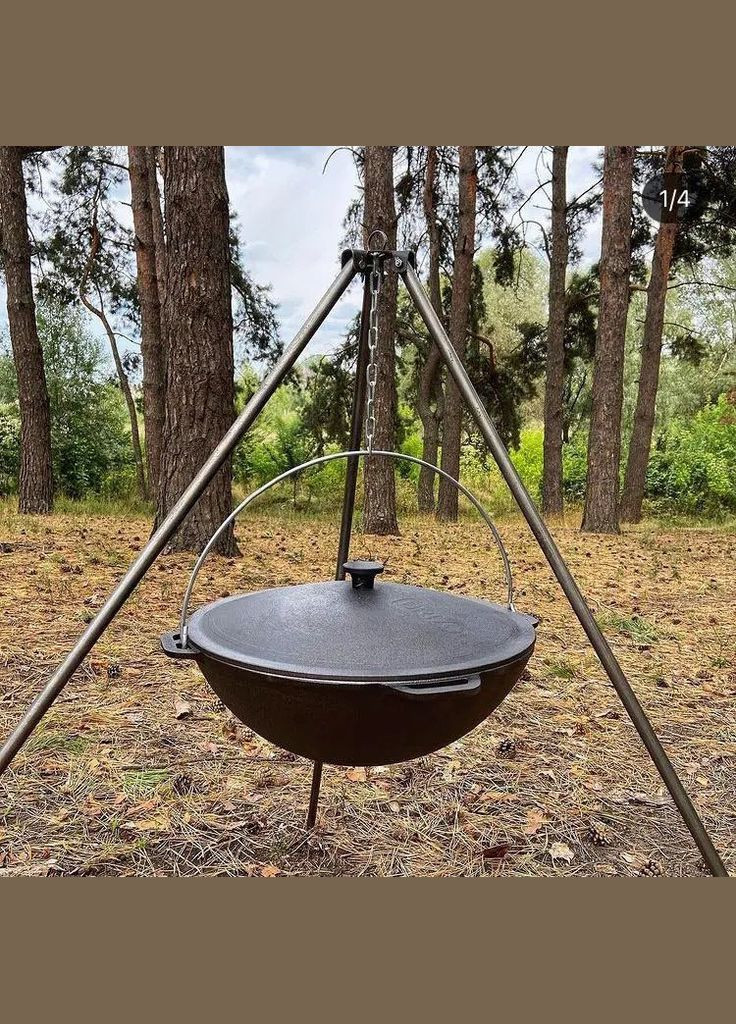 Котел чугунный азиатский с чугунной крышкой 8 л (KA08-1) Brizoll (334010017)