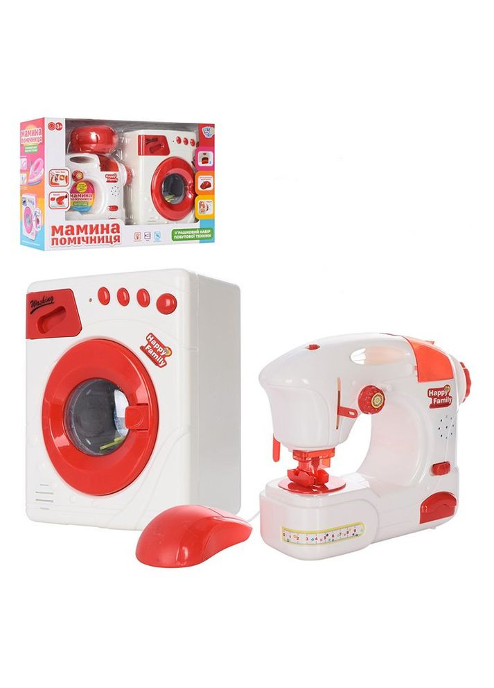 Набір побутової техніки "Швейна та пральна машина" колір різнокольоровий ЦБ-00232659 Limo Toy (282924958)