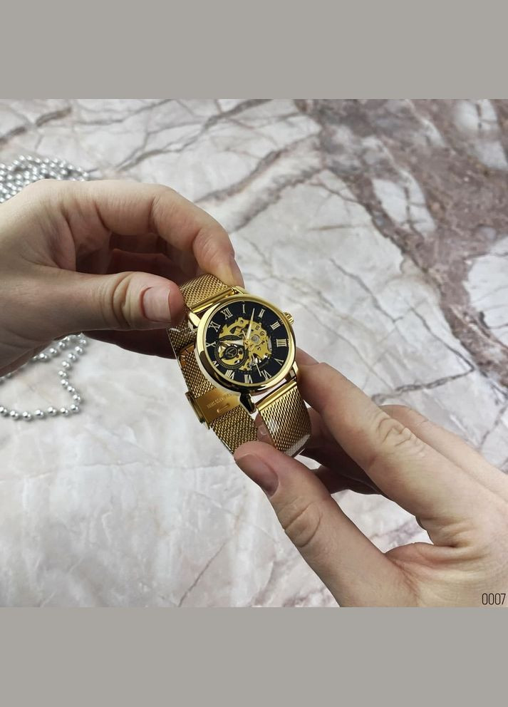 8099 Gold-Black механические повседневный Forsining (324213942)