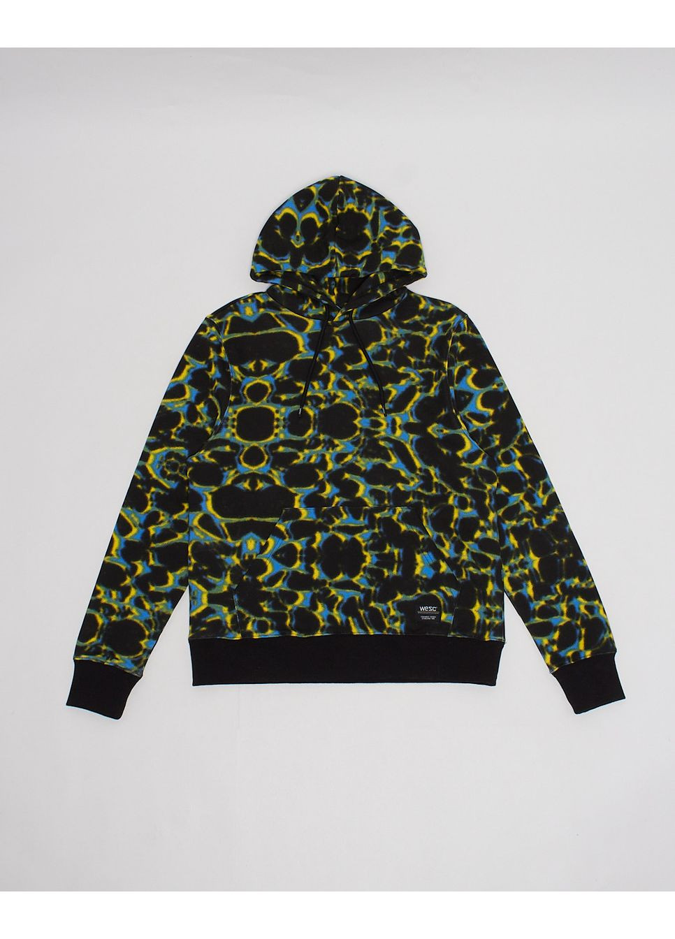 Худі фліс,чорний в візерунки, Wesc (360725401)