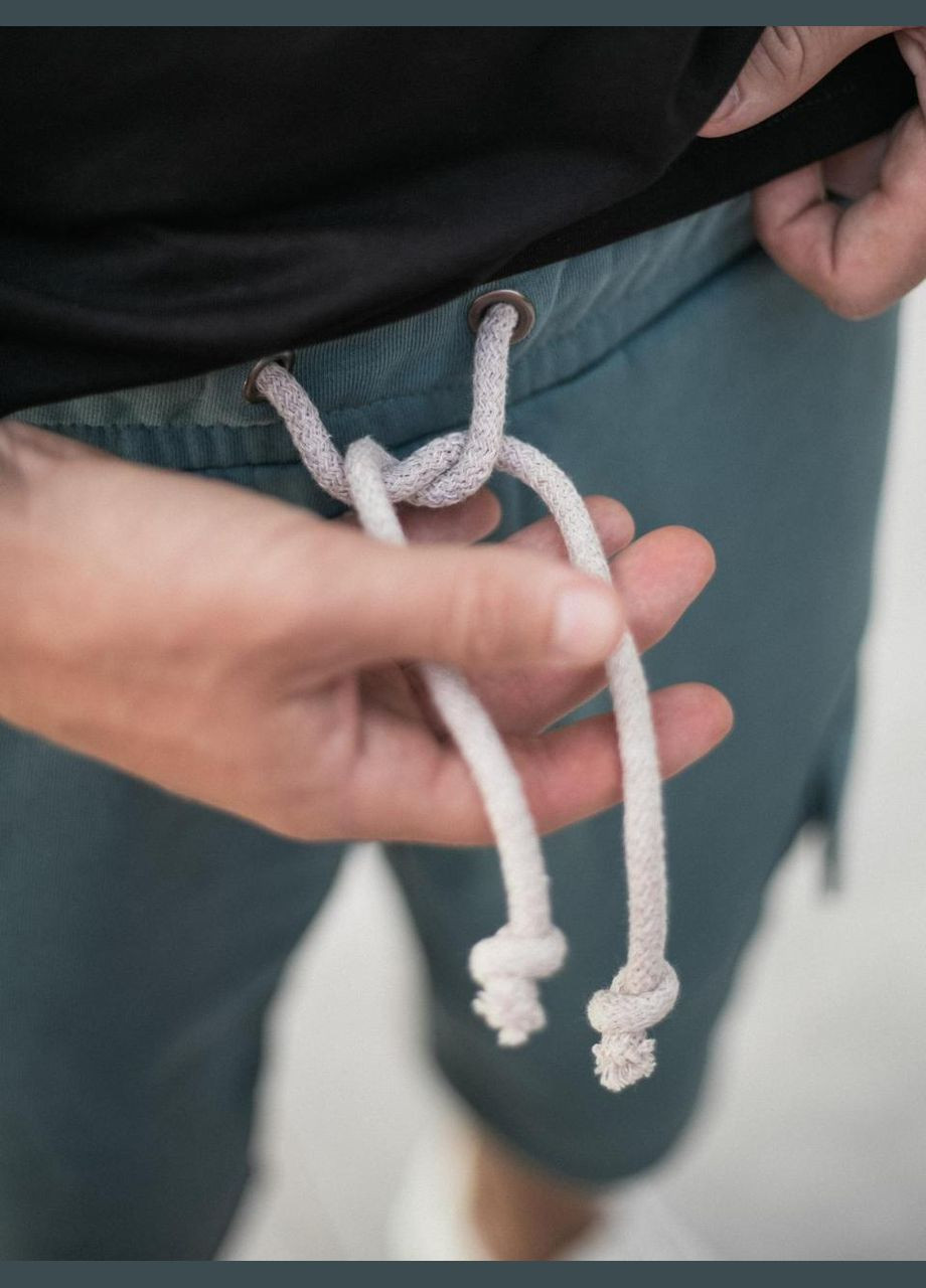 Летние шорты удобные для парней на резинке хлопковые, пляжные стильные Турция свободные классические Intruder (359381171)