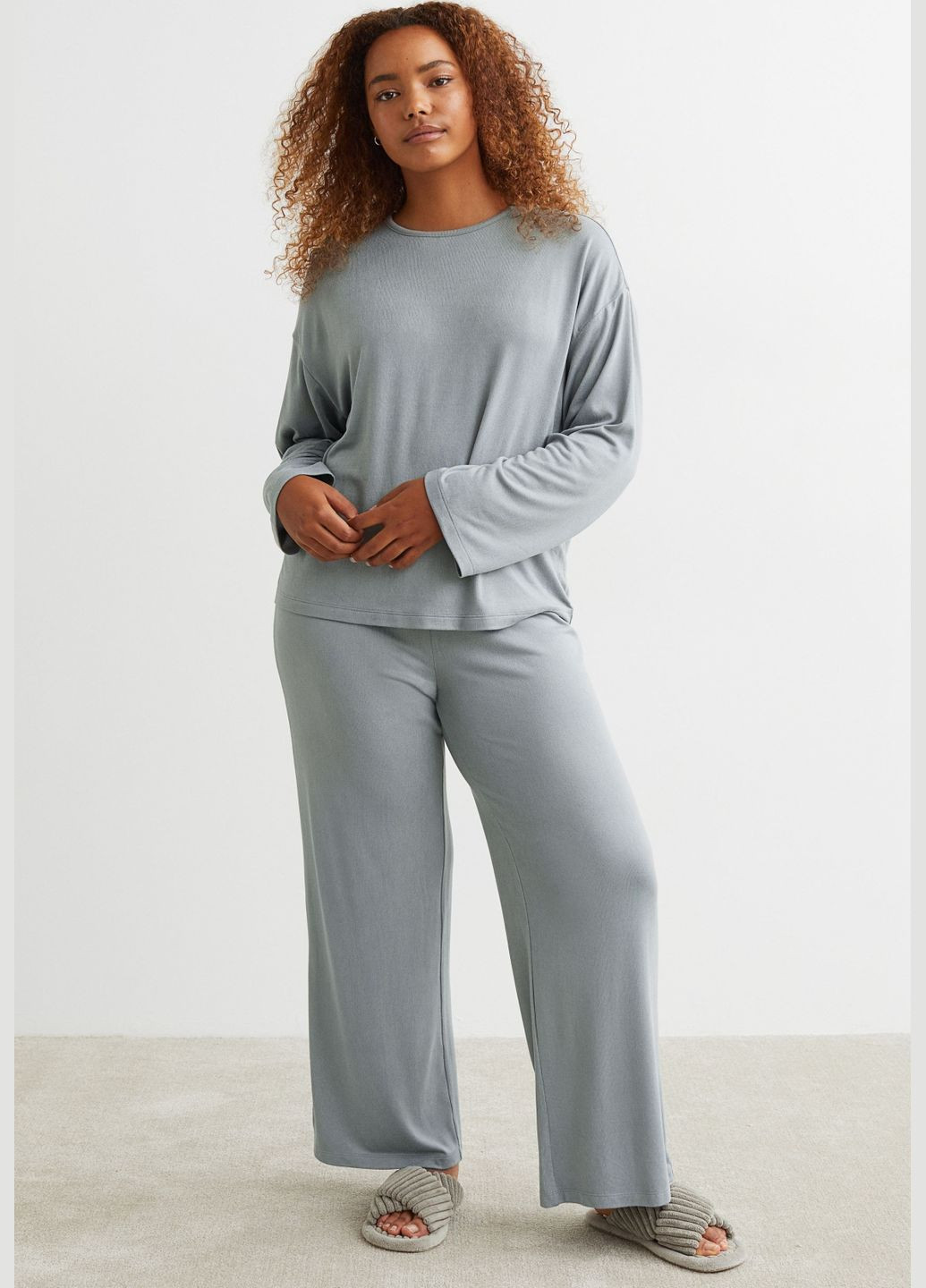 Сіра всесезон штани для сну H&M