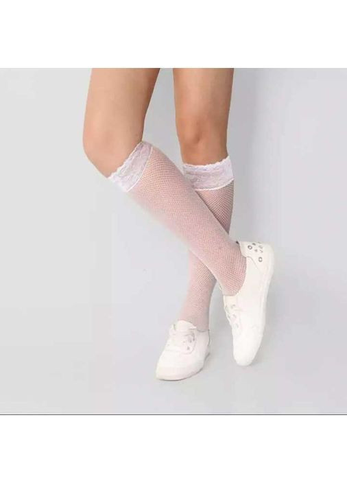 Довгі гольфи в сітку - Чорний - XS/S/М - Еротична білизна No Brand (366667622)