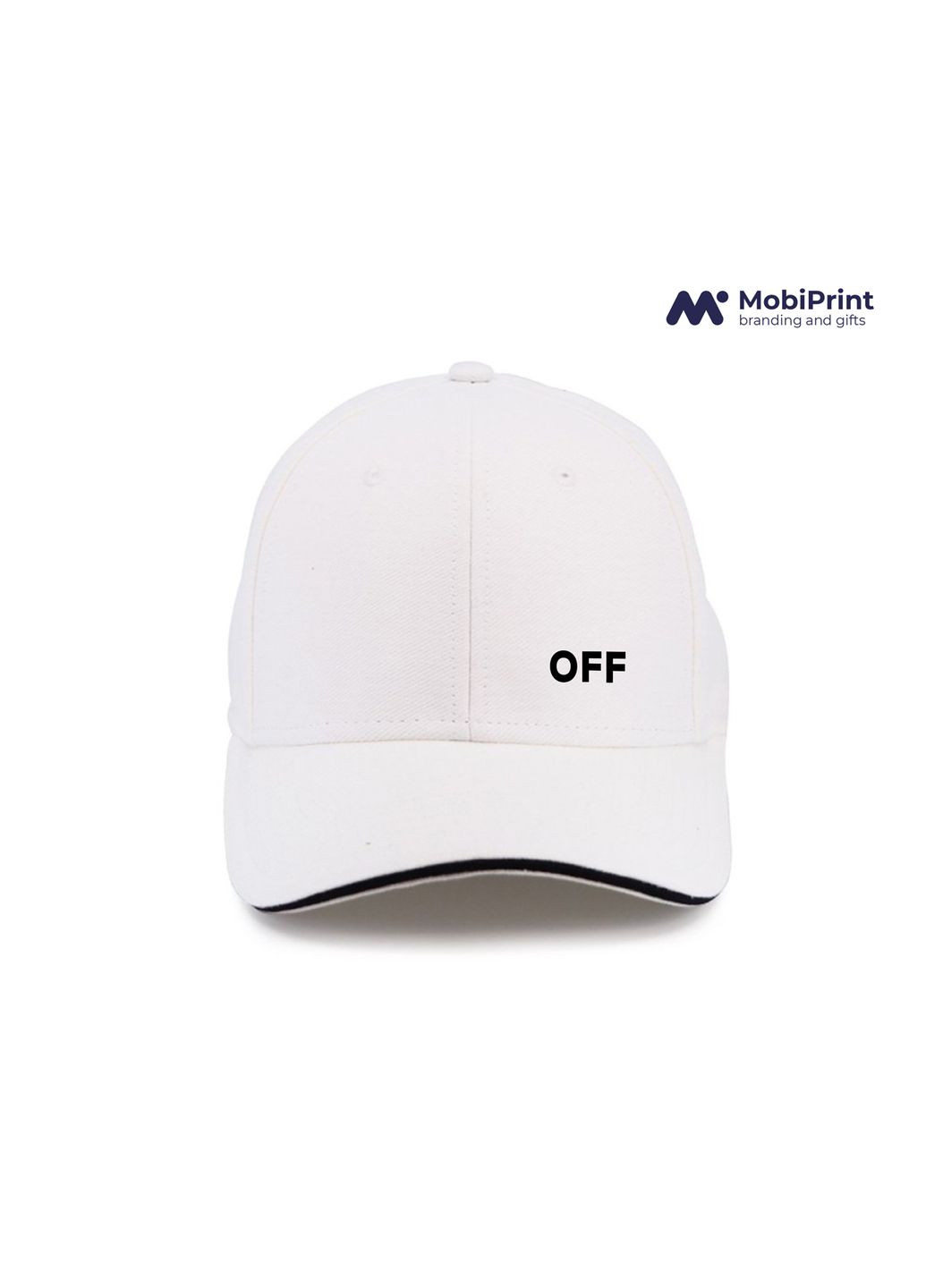 Кепка Sandwich Off Білий (9278-4102-WT) MobiPrint (292866271)