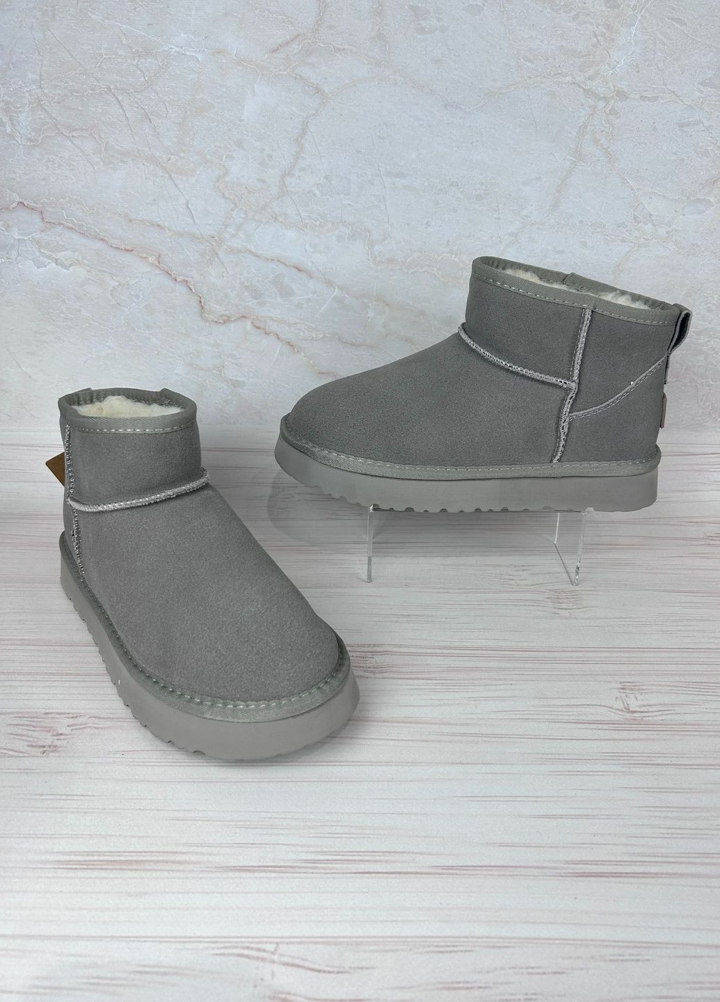 Уггі із замші для жінок ITTS (366446810)