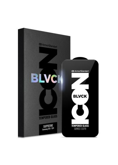 Скло захисне (ARM84627) ArmorStandart Supreme Black Icon Samsung S25 / S24 (366516018)
