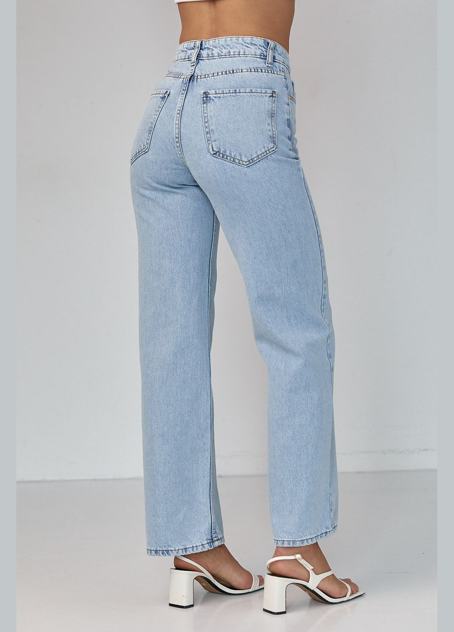 Женские прямые джинсы Straight 90119 Lurex - (292252818)
