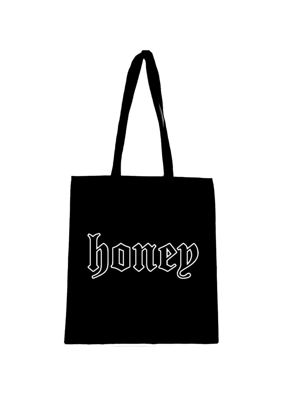 Эко сумка шопер с надписью "honey" Handmade (292713972)