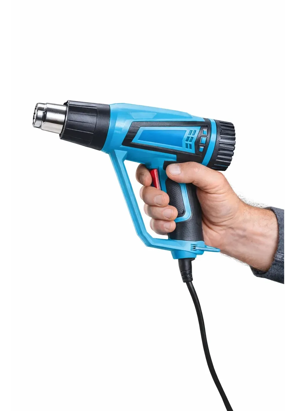 Промисловий будівельний фен Hot Air Gun X512 1600 Вт, 4 насадки Digital (408368672)