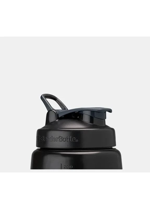 Пляшка для води BlenderBottle харчовий пластик 2200 мл чорна Blender Bottle (387370818)