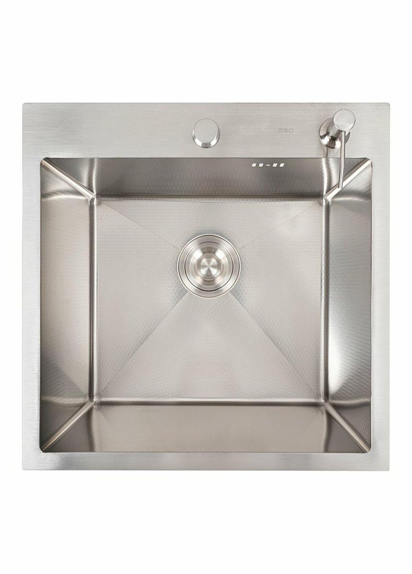 Кухонная мойка 50*50 нержавейка DECOR Handmade (сифон круглый, 3,0/0,8) Valeso (342071773)