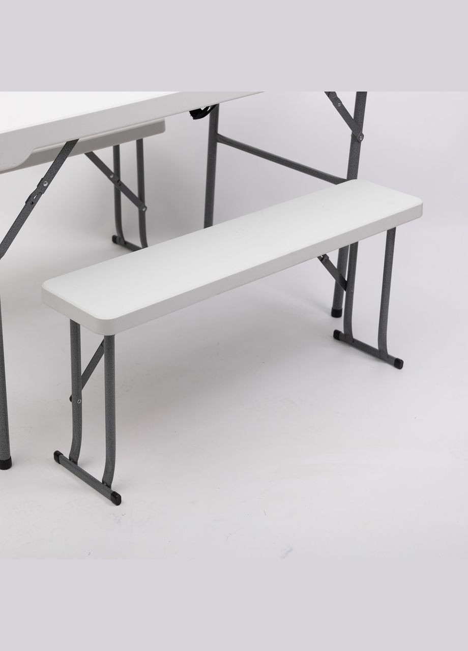 Комплект туристичних меблів стіл + лавочки для пікніка меблі для відпочинку на природі EB2545 LUGI (327368978)