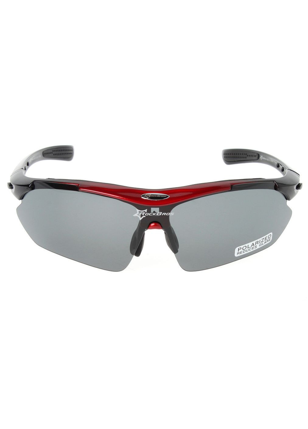 Окуляри чорно-червоні, поляризовані, зі змінними лінзами Rockbros (370218307)