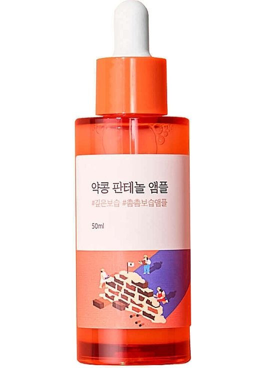 Концентрована сироватка з екстрактом соєвих бобів та пантенолом Soybean Panthenol Ampoule 50ml (1362464-16454593) Round Lab (368626247)