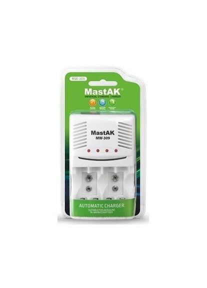 Зарядний пристрій MW-309 (1/4, АА/ААА-160/80mAh, 9V-30mAh) Mastak (370779973)