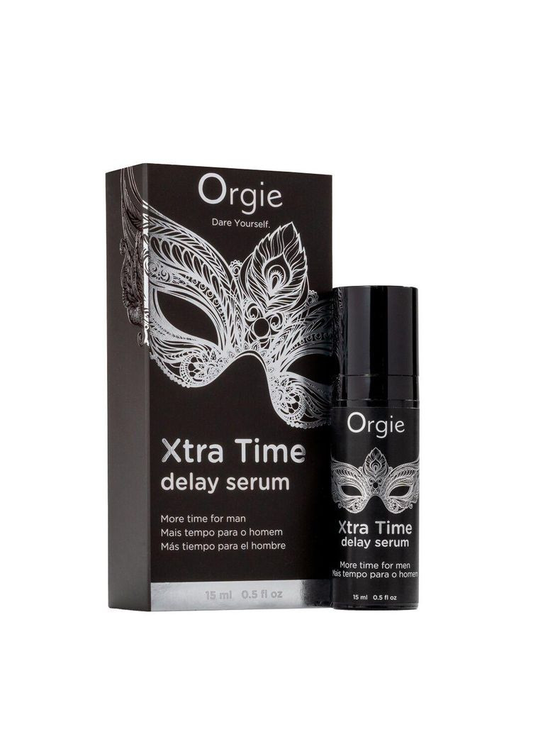 Сыворотка-пролонгатор Xtra Time Delay Serum, 15 мл, без анастетиков, на силиконовой основе Orgie (367722796)