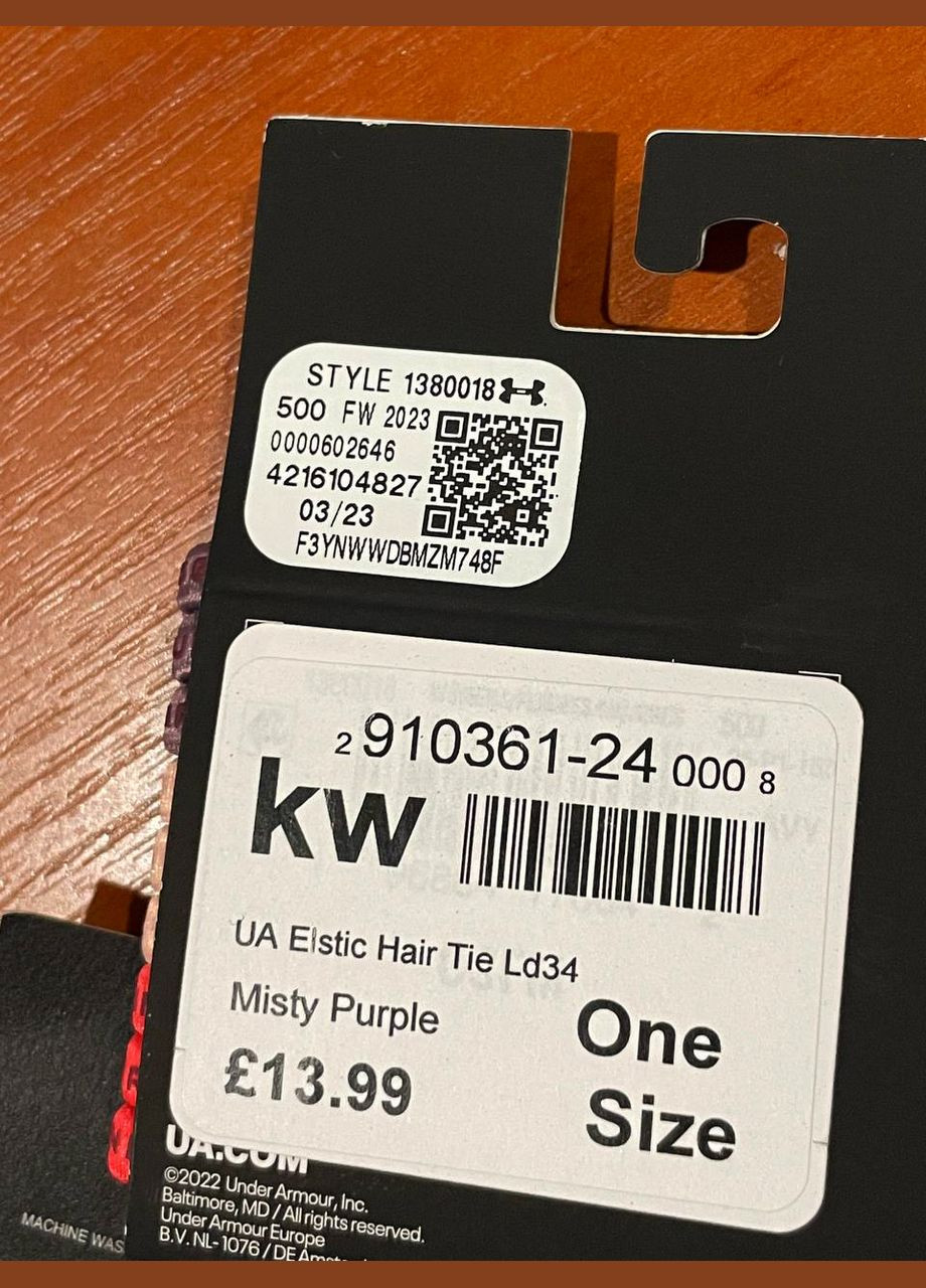 Резинки для волосся 9 шт Under Armour UA Elastic Hair Tie 9PK OSFM (302737097)