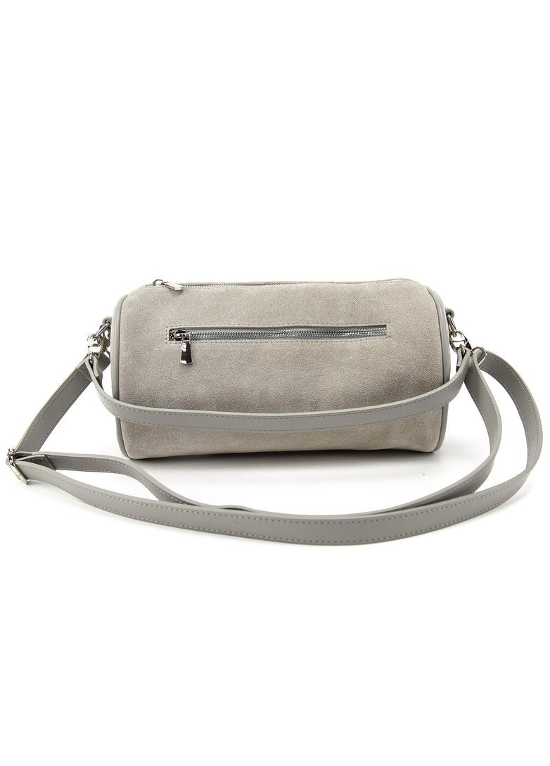 Сумка женская кроссбоди через плечо из натуральной замши в форме бочонка повседневная средняя RoyalBag CH-0777 (355793954)