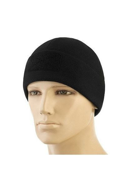 Шапка Watch Cap Elite фліс (320г/м2) з липучкою Black Розмір M-TAC (311202070)