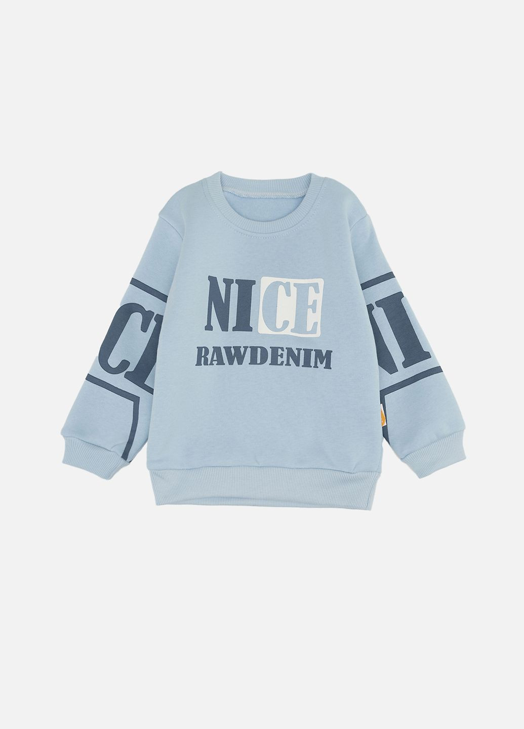 Feely kids свитшот для мальчика цвет голубой cb-00259024 голубой футер
