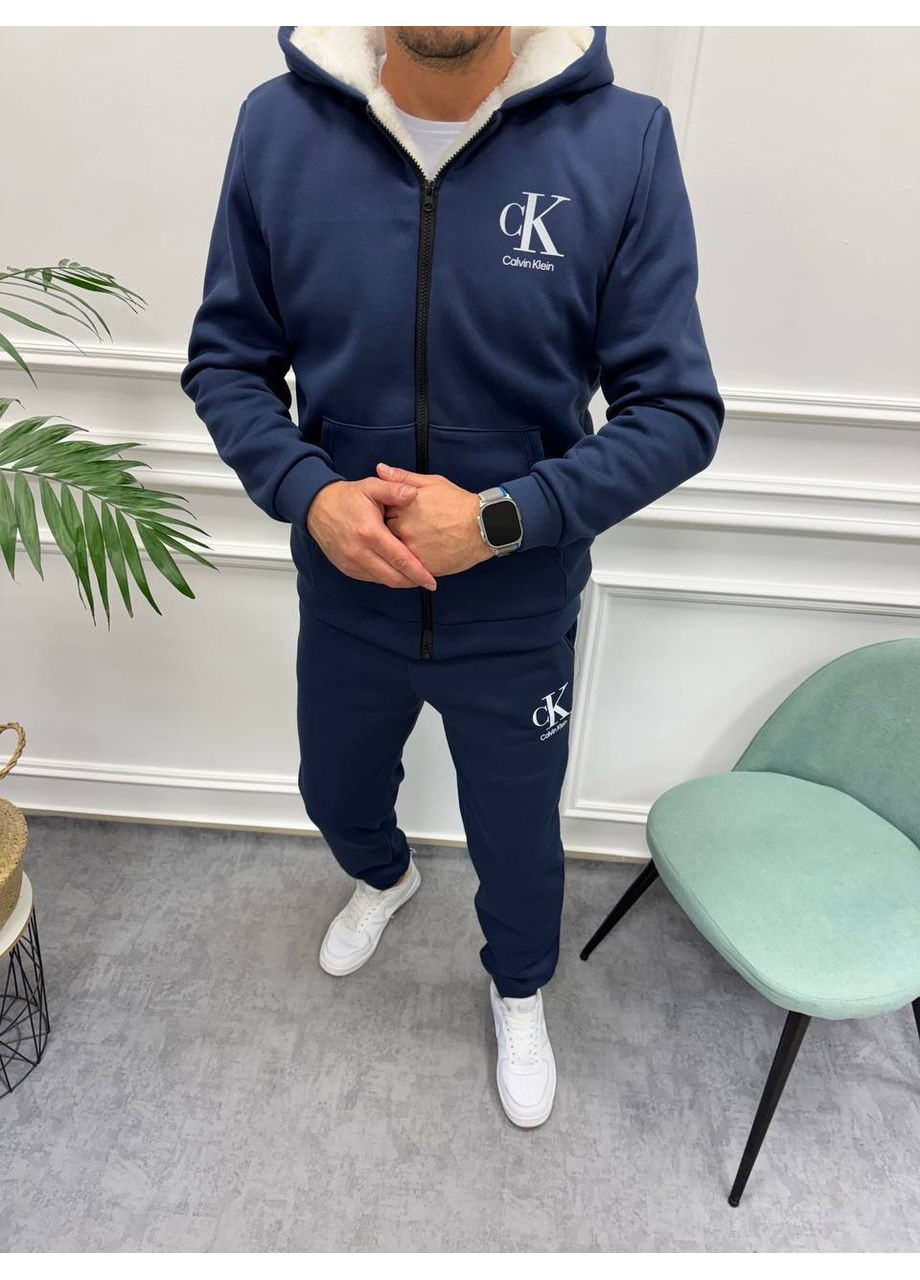 Чоловічий костюм із хутряною кофтой(заміри в описі) 👕🧥 DK/DL Мода без кордонів (366439173)