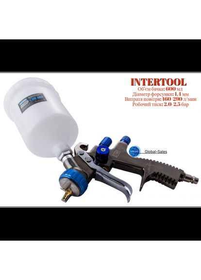 Красочный пневматический LVMP 600 мл x 1.4 мм ВБ пластик (850041) Apro (335049089)