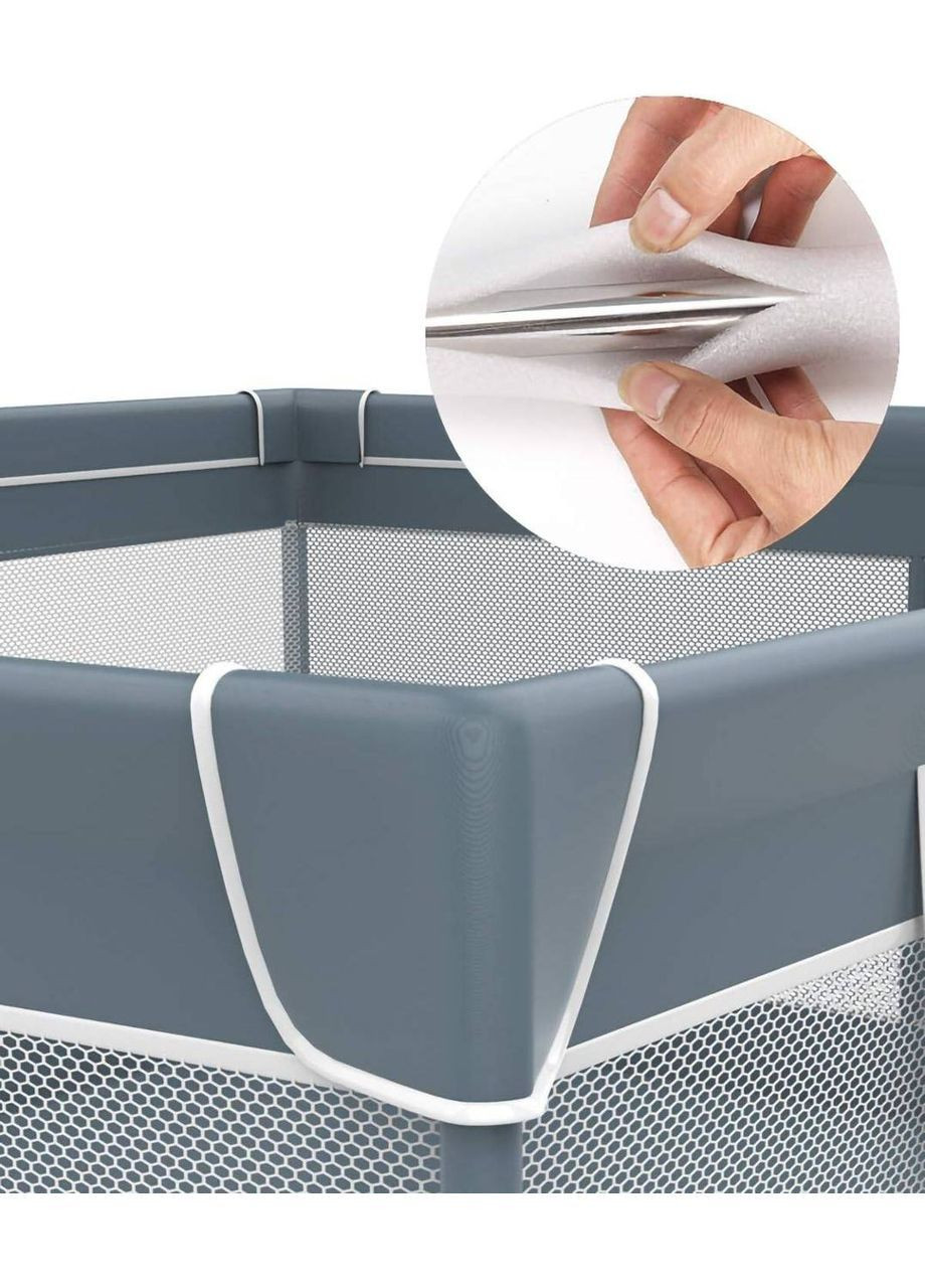 Манеж детский 120х120 Сухой бассейн ограждение для ребенка Мятный (MG11) No Brand (372158130)