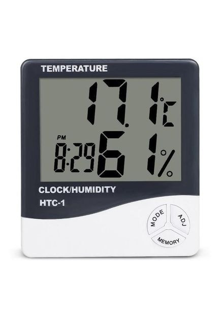 Термогігрометр цифровий HTC-1 вологомір, термометр для дому (HT050788) Xiamen (317297452)