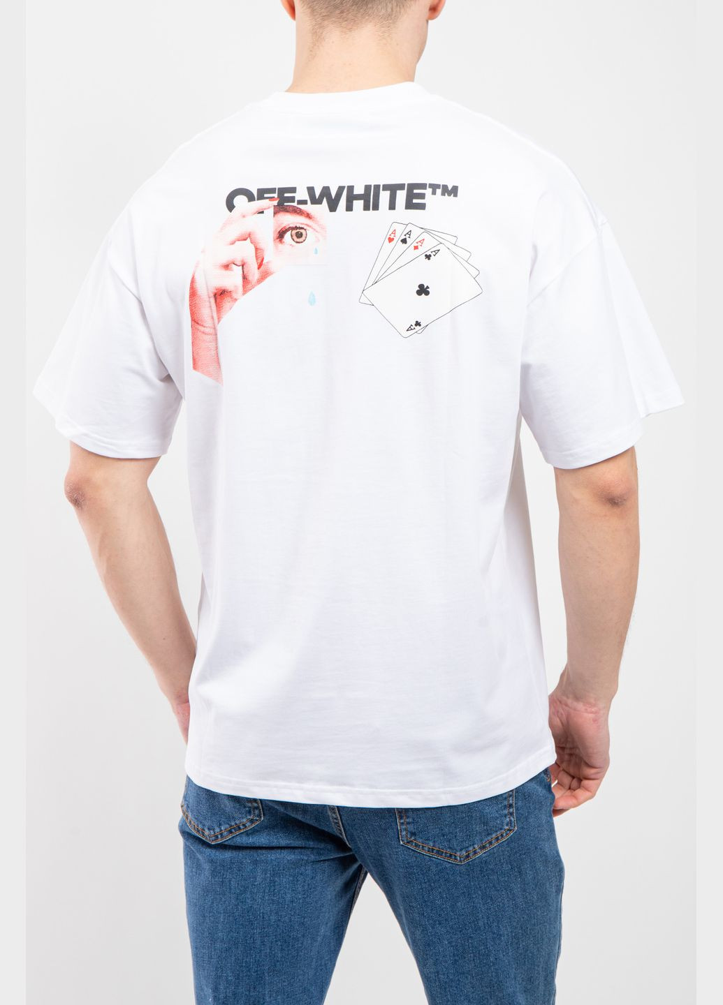 Белая футболка Off White
