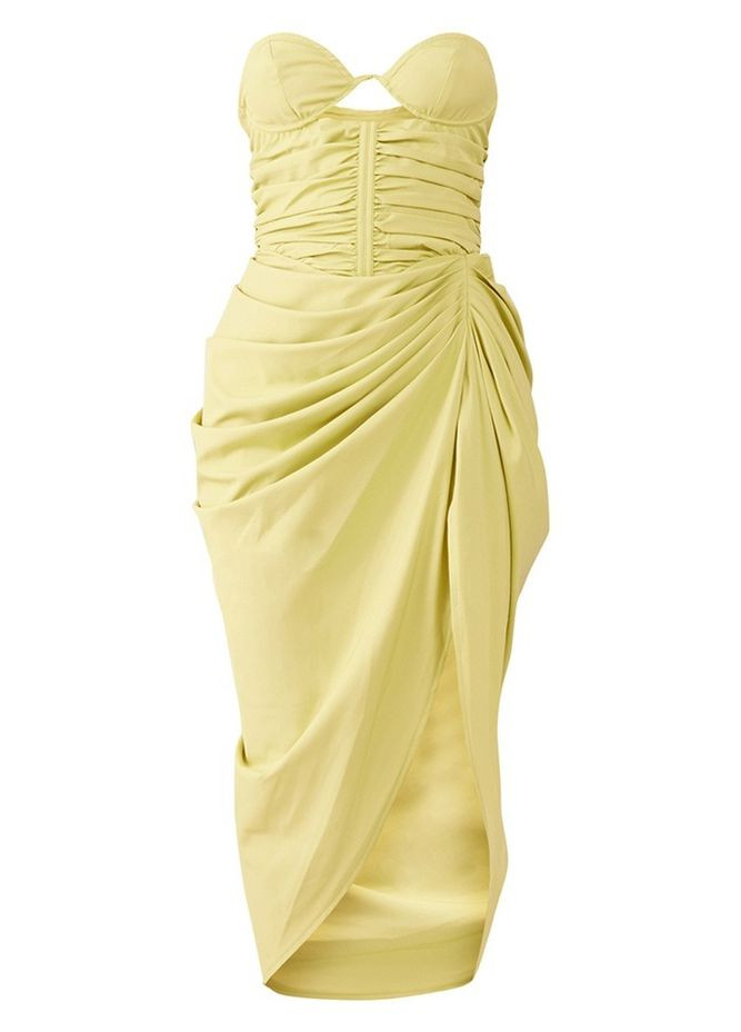 Зеленое платье PrettyLittleThing