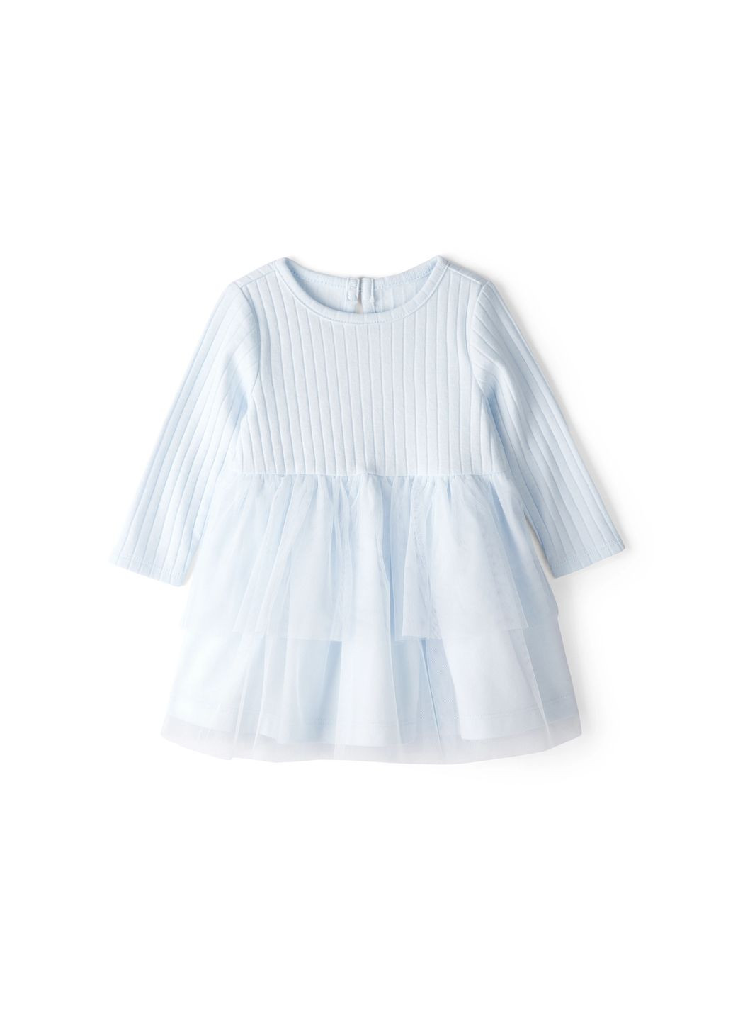 Голубое комплект 2в1 платье, трусики для девочки 72-76 см (1t751410_12m) Carter's (368240012)