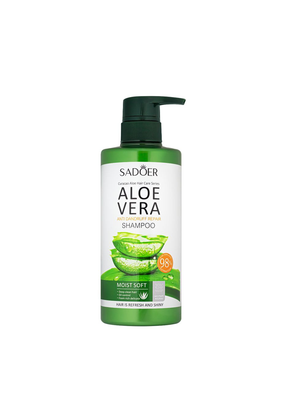 Шампунь против перхоти Aloe Vera с экстрактом алоэ, 500 мл SADOER (368833952)