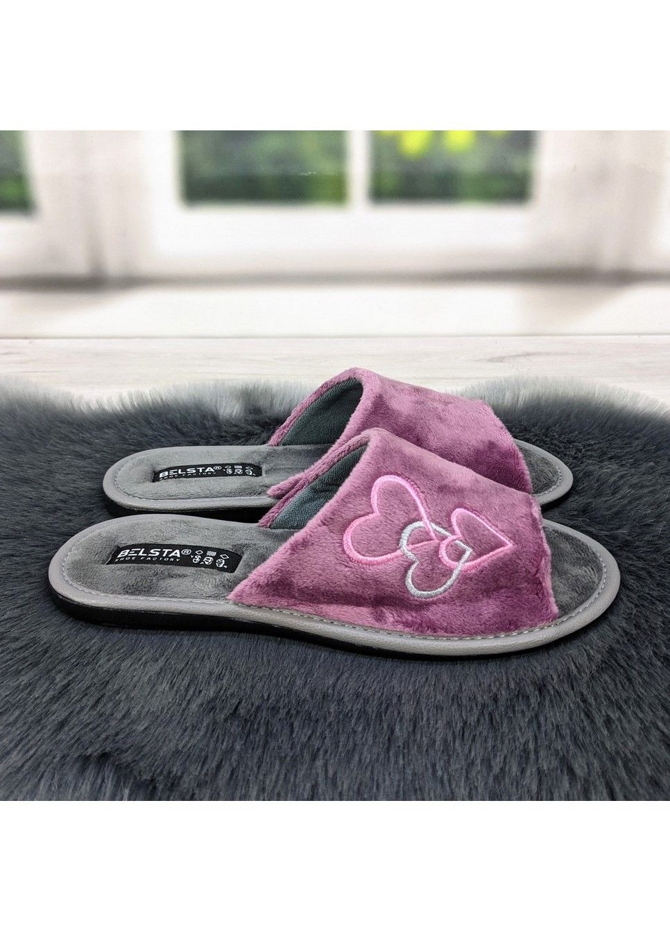 Тапочки жіночі домашні з відкритим носком Белста (303677912)