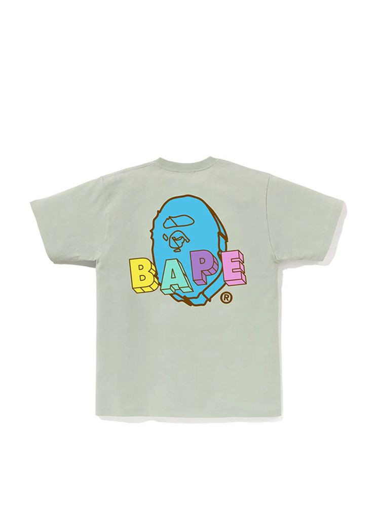 Футболка зелена Bape A Bathing Ape Popsicle Green Ice Cream Tee Mens - (356677807)