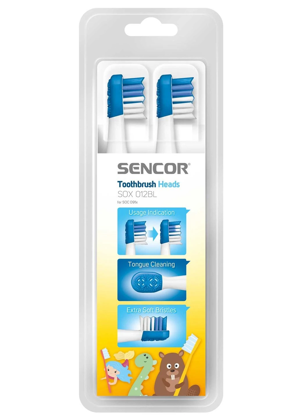 Насадка для зубної щітки SOX 012BL (White) (6746612) Sencor (316796050)