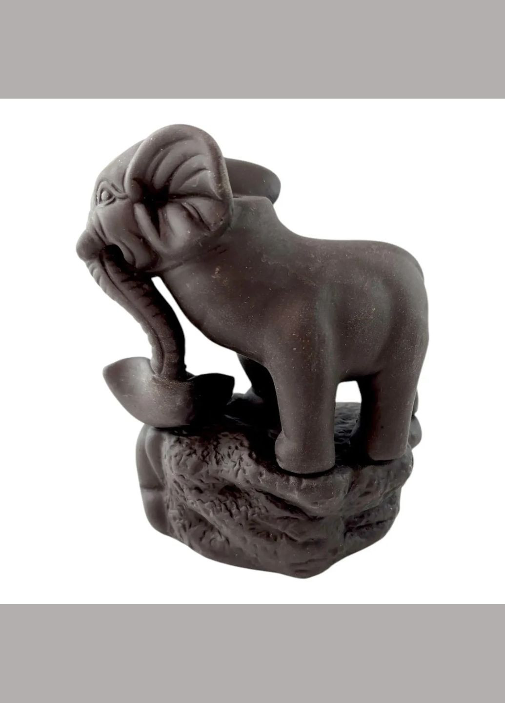 Підставка для пахощів Back Flow "Слон на камені" (11,5 х9, 5х14, 5 см) No Brand (316717917)