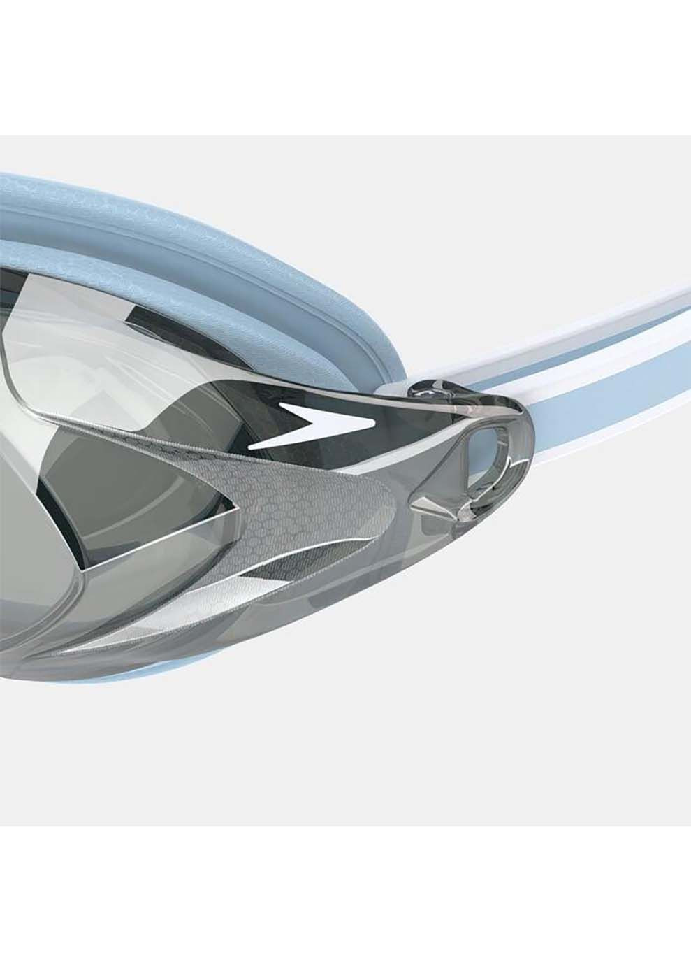 Жіночі Окуляри для плавання WOMENS VANQUISHER 3.0 MIRRORED Сірий, Блакитний Speedo (367595513)